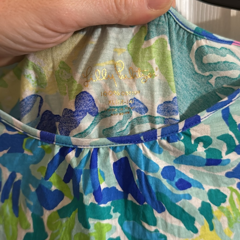 Lilly Pulitzer girls tunic dress xl 12-14 - Picture 3 of 3